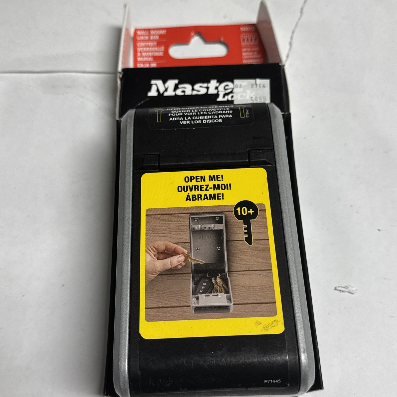 Master Lock 5481D Wall Mount Key Safe Lock Box Storage Solution