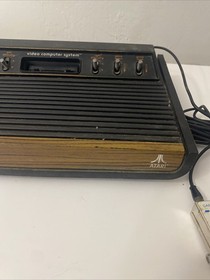 Vintage Atari 2600 Wood grain Console 1980-1982 Bundle Working 16 Games & Manual