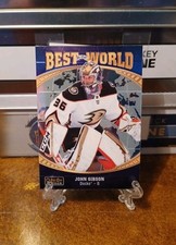 2019-20 O-Pee-Chee Platinum - Best in the World John Gibson #BW-1 Ducks. Read!
