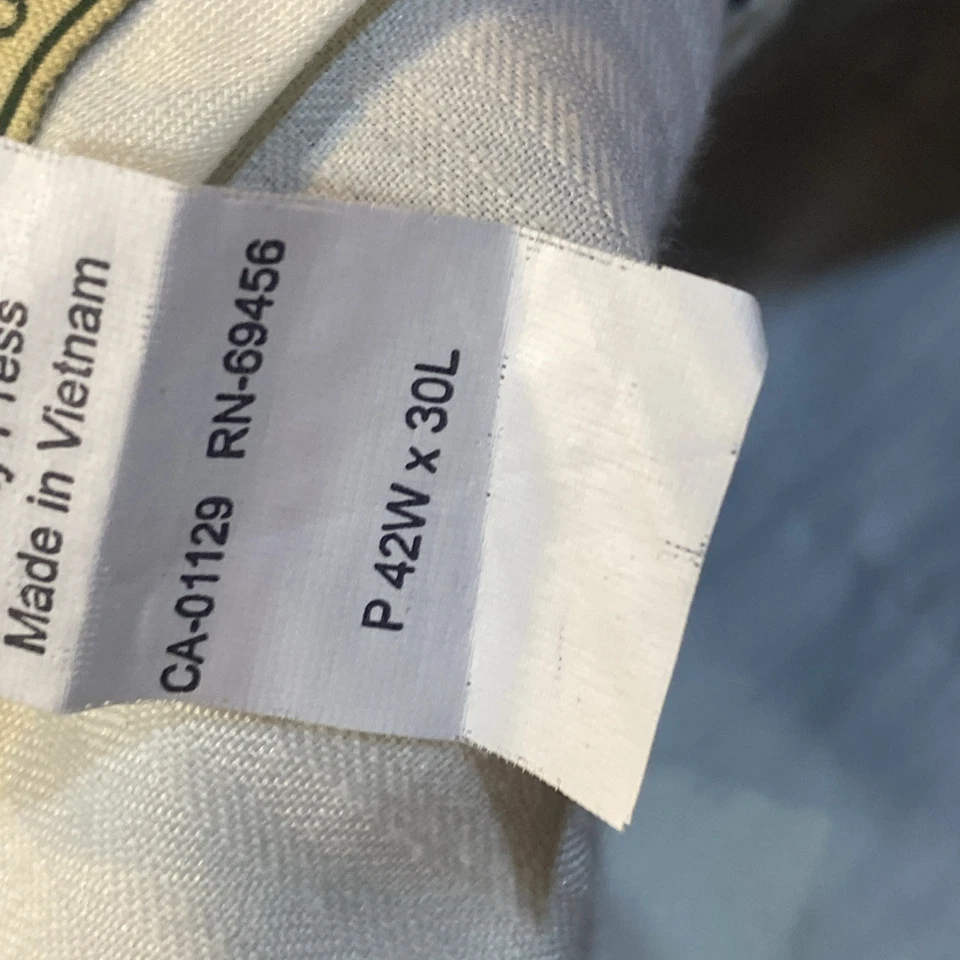 Pantalones LAUREN Ralph Lauren Para Hombre 42 x 30 Pantalones Negros 100% Lana Vestido Preppy T17 Foto 4 de 4