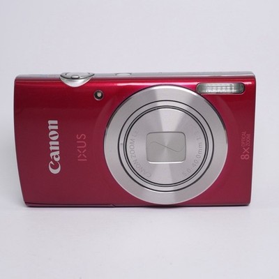 Canon IXUS 175 Digital Camera 20.0 MP 8x Optical Zoom Red Fast Shipping