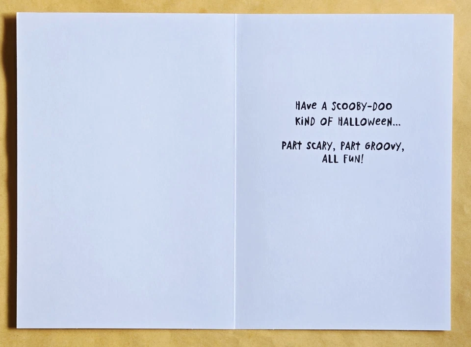 Happy Halloween. Поздравительная открытка Scooby-Doo (+ конверт 5x7») - Изображение 2 из 4
