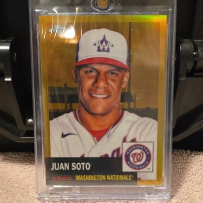2022 Topps Chrome Platinum Anniversary - Juan Soto #300 Gold Refractor /50