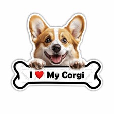 I Love my Corgi, Sticker, Peel N' Stick, Different Sizes