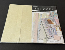 VTG 2003 Westrim Crafts Paperabilities Page Accents 206 Parchment Scrapbook NOS