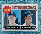 2017 Topps Heritage - Rookie Stars Aaron Judge, Tyler Austin #214 (RC)