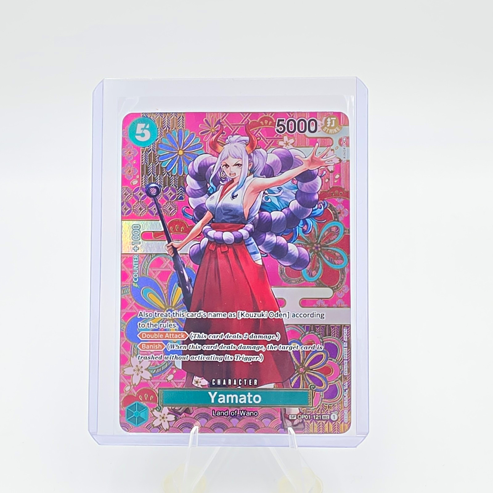 Yamato OP01-121 One Piece Awakening New Era SP Alt Art English NM