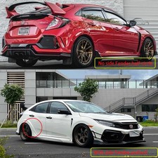 2x Side Fenders Mudgurds Trims For 17-2021 Honda Civic Fk8 10th Type-r Varis Frp