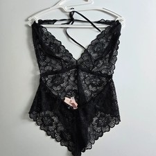 Women's Black Lace "Teddy" Lingerie Size M new with Tag