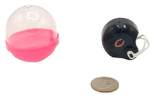 Vintage Chicago Bears 1970s 1980s Football Mini Helmet NFL Gumball With Capsule