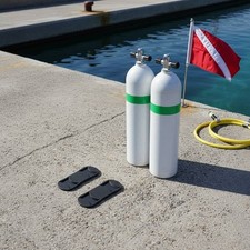 2 Pieces Diving Cylinder Grip Pad Long-Lasting Cylinder Strap Stabilizer
