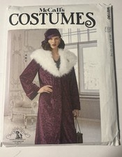 McCalls 8190 Misses' Coat Hat Sz 6-14 New Uncut