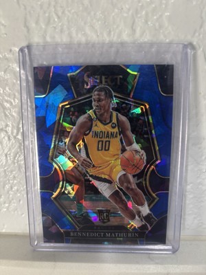 2022-23 Select Bennedict Mathurin Blue Cracked Ice Prizms RC Premier #182