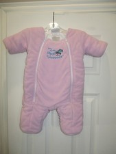 Baby Merlin's Magic Sleepsuit Large 6-9 Months Pink Cozy Zip Up 18-21 lbs 1