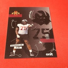 James Neal .. SILHOUETTE .. Iowa State Cyclones .. 2025 ONIT Card SIL-5