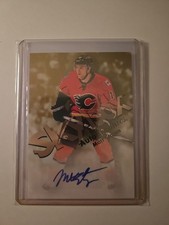 NHL Auto - Matt Stajan Skybox Fleer Retro Hockey 2013. Calgary Flames, Leafs.