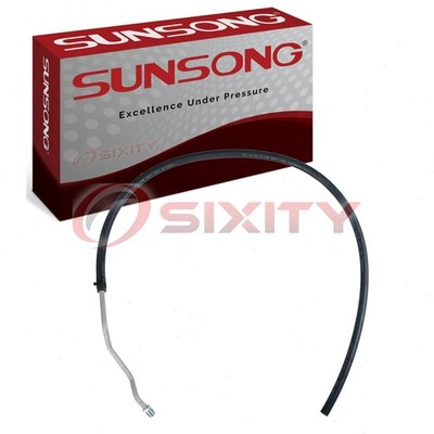 Sunsong Control Valve End Power Steering Return Line Hose for 1971-1974 pz