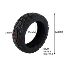 Vakuumreifen Tubeless Reifen Verschleißfest Gummi Vollgummi 10x2.75-6.5.Offroad – Bild 5