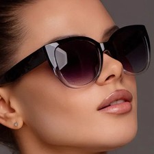 Fashion Cat Eye Sunglasses Women Brand Desginer Sun Glasses Gradient Simple