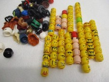 LEGO MINIFIGURE HEADS/ MISC HATS