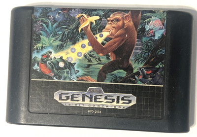 Toki Going Ape Spit Sega Genesis Authentic Cart Tested Working