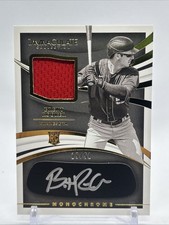 Brent Rooker Immaculate 2021 baseball RC Monochrome Auto Relic /51