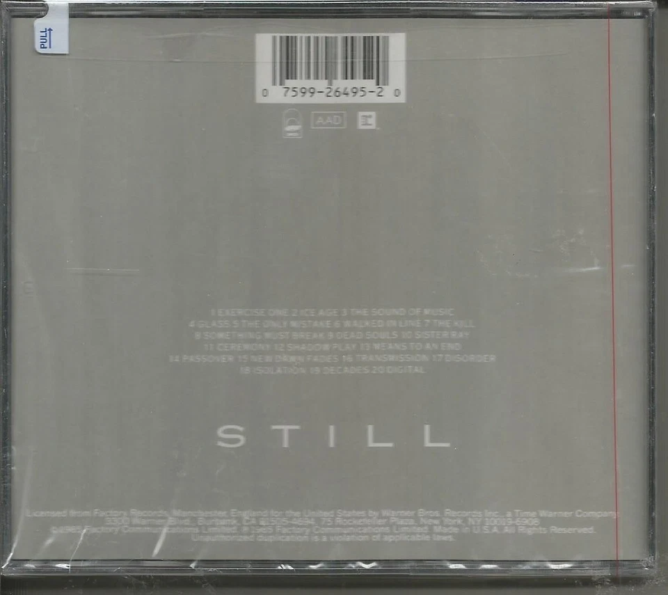 Still von Joy Division  CD neu - Bild 2 von 2