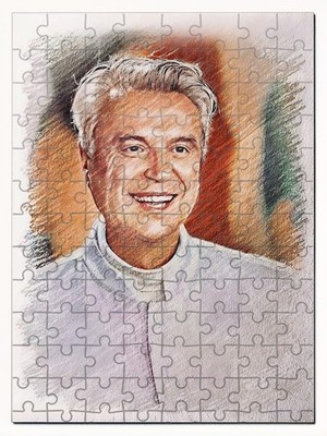David Byrne (Musiker)--D10-- 1x Druck, 1 x Schlüsselanhänger, 1 x Postkarte