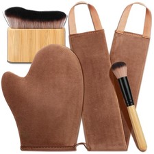 4 in 1 Luxury Velvet Tanning Mitt Self Tanning Mitt Applicator Self Tanner Br...