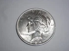 1924 Peace Silver Dollar - Phildeliphia - Good+++ Circulated Condition Look