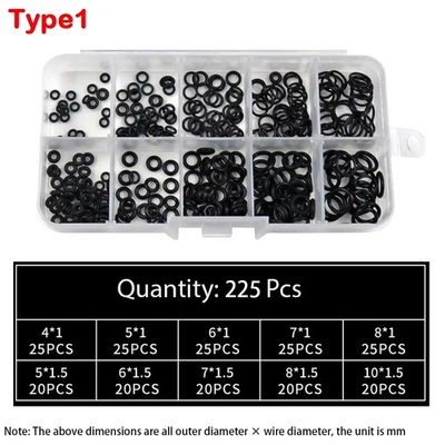 #ad Rubber O Ring Set Gaskets Seal Nitrile Rubber Bands High Pressure O Rings Repair $12.99