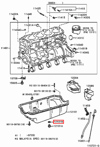 Genuine Hilux KUN25 KUN16 KUN15 KUN136 KUN135 Oil Sump Pan Drain Plug Washer x10 - Picture 5 of 20