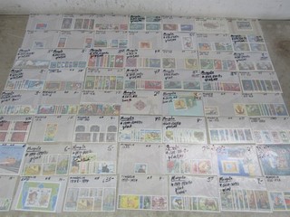 nystamps Mongolia many mint NH stamp collection a22xb