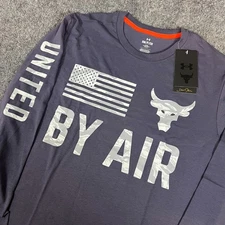 Under Armour UA Project Rock Freedom LS T-Shirt | United By Air Veterans | S NWT