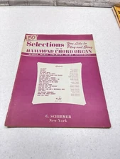 20 Selections For The Hammond Chord Organ Music Sheets