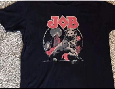 RARE BRAND NEW -JOB Rolling Papers T Shirt LION M&L-W/ OCB Box Cutter & Lanyard