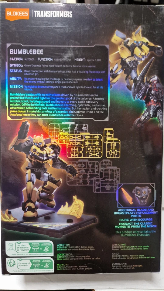 Model Kit Blokees  TRANSFORMERS Bumblebee "Classic Series" (ET) - Photo 3/4