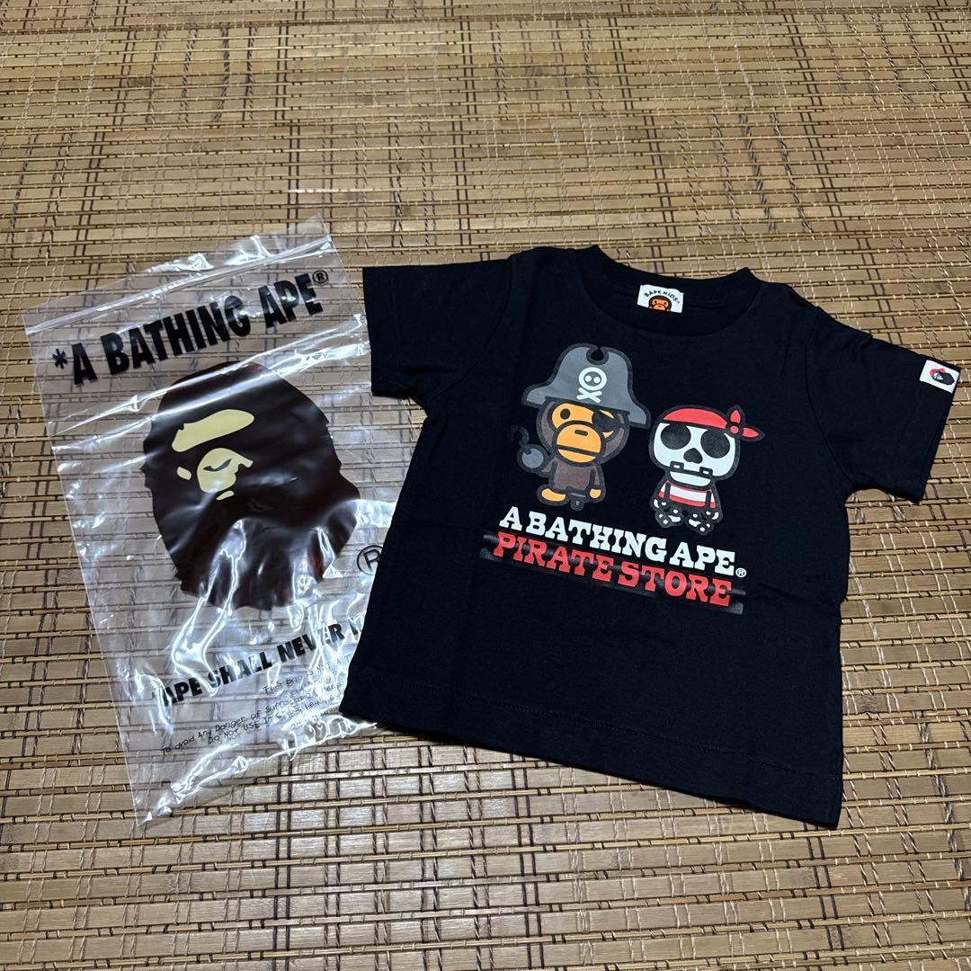 A Bathing Ape Bape Kids T-Shirt 90 Size Shipping Included