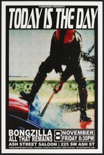 Póster Today is the Day Bongzilla All That Remains 2002 Ash Street Saloon
