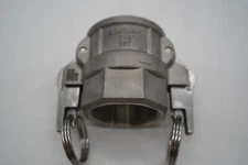 NEW Waterson SAFLOK Stainless Steel Type D 2" Cam & Groove