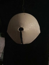 Vintage Single Metal Steel Jingle Bell Sleigh Christmas Rustic Ornament NEW
