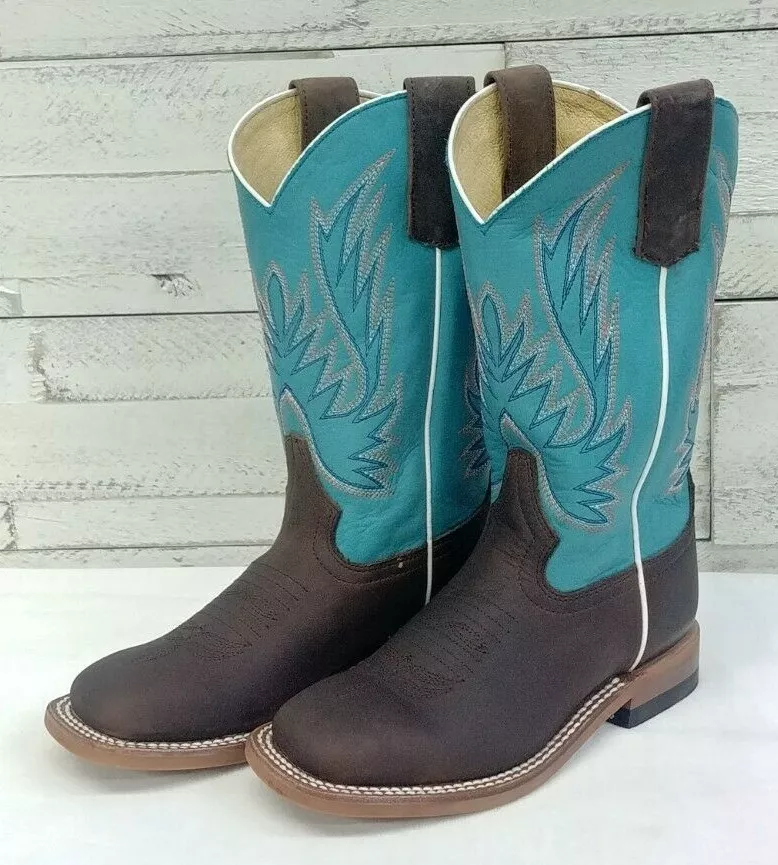 Macie Bean Kid s Boots Teal The Cows Come Home Style MK9147 eBay