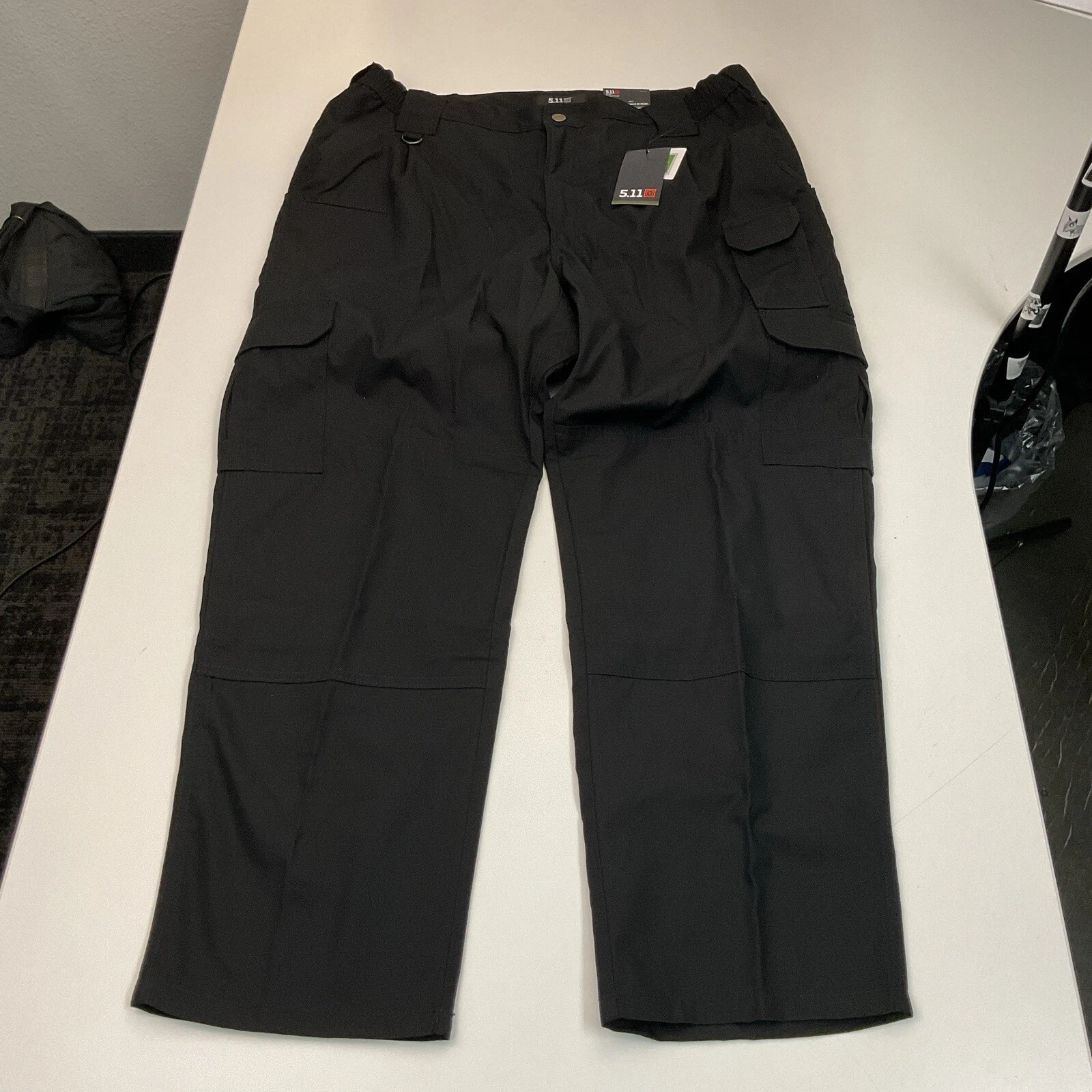 74273 5.11 Tactical Mens Taclite Pro Ripstop Cargo Pants - Black 40x30