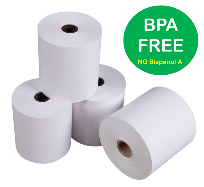 50 ROLLS 80x70mm PDQ THERMAL PAPER TILL ROLLS CASH REGISTER RECEIPT  BPA FREE