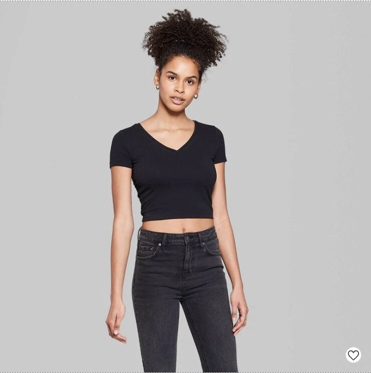 Black Crop Top : Target