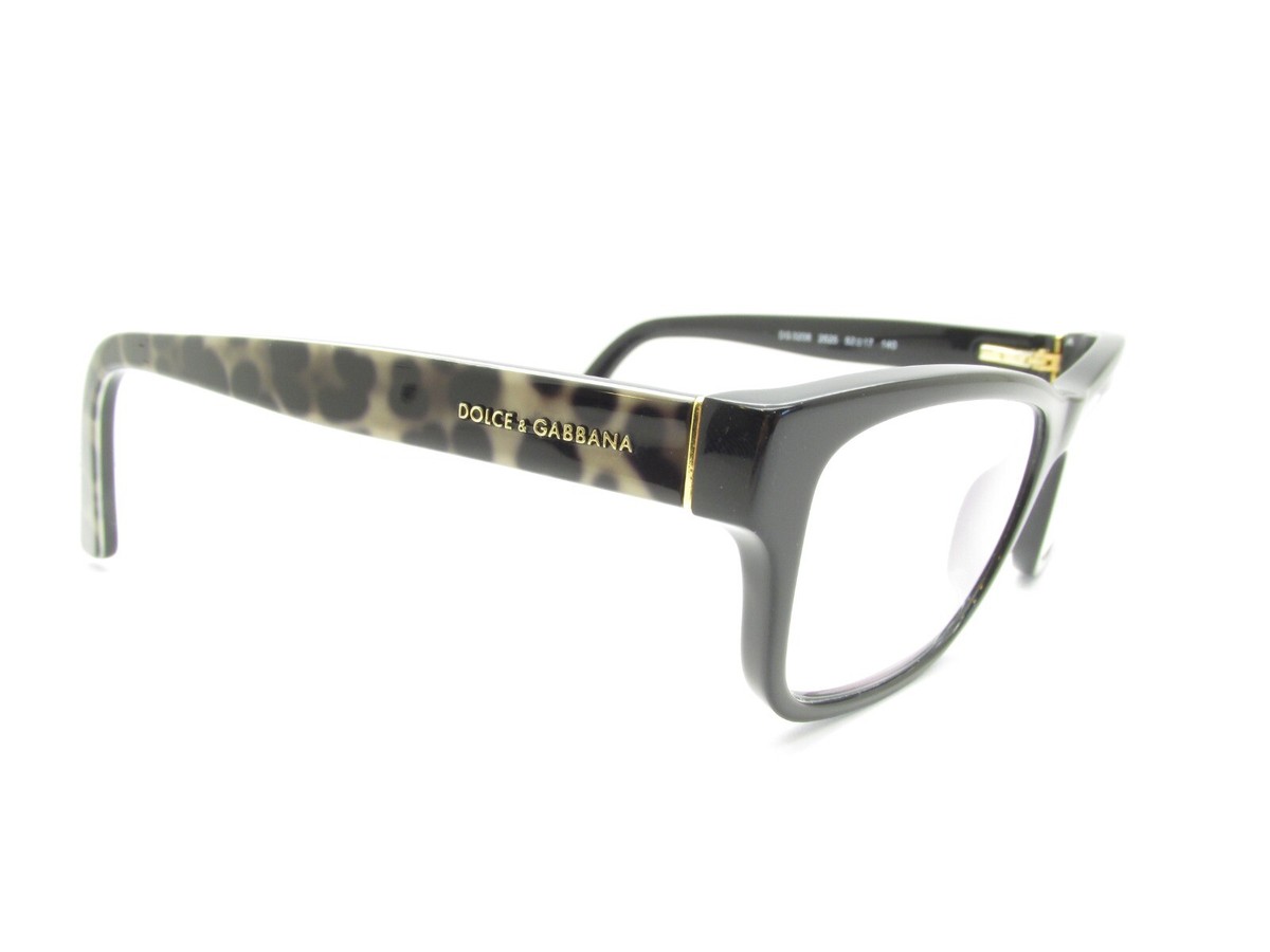 DOLCE & GABBANA D&G DG3208 Leopard Print Arms EYEGLASSES  display picture 3