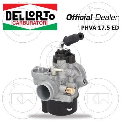 CARBURATORE DELL'ORTO PHVA 17,5 ED 01012 SCOOTER PIAGGIO GILERA APRILIA 50 2T