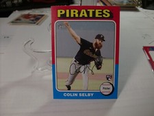 2024 Topps Heritage #150 - Colin Selby RC - Pittsburgh Pirates   24-049