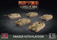 Flames of War GBX160 Panzer IV/70 Platoon 5 Vehicles Plastic Gaming Miniatures