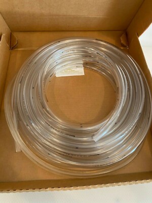 Fisherbrand 1/2 ID x 3/32 Wall Clear Flex Tubing Medical 50 Ft